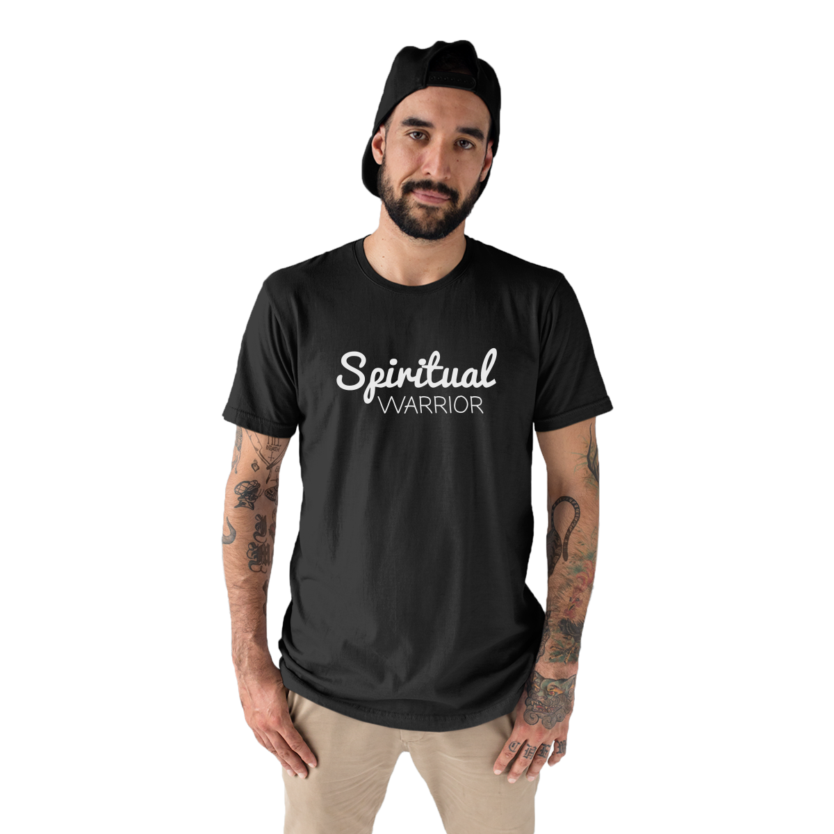 Spiritual Warrior Men's T-shirt | Black