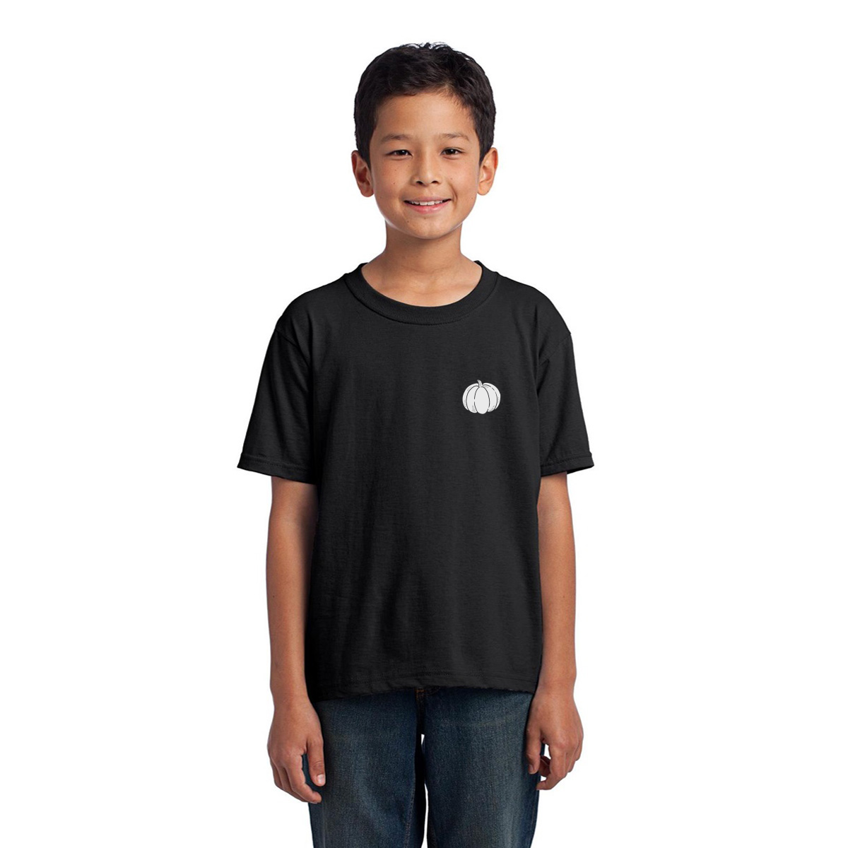 Pumpkin Pocket Kids T-shirt | Black