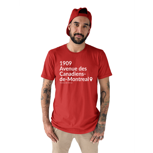 Montreal Hockey Stadium Men's T-shirt | Red