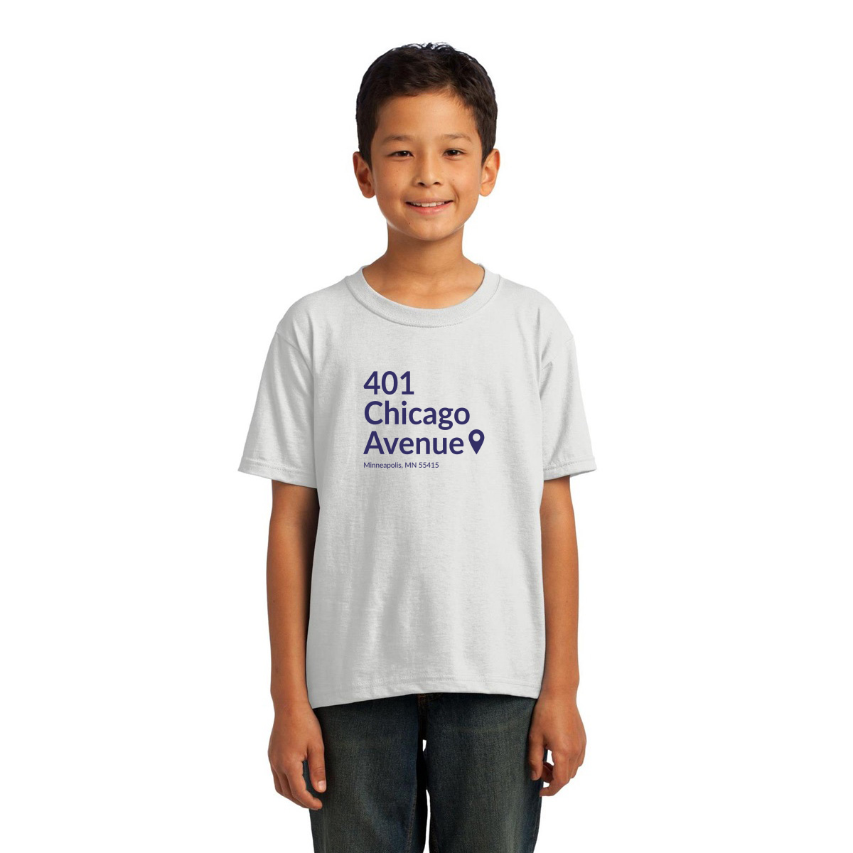Minnesota Football Stadium Kids T-shirt | White