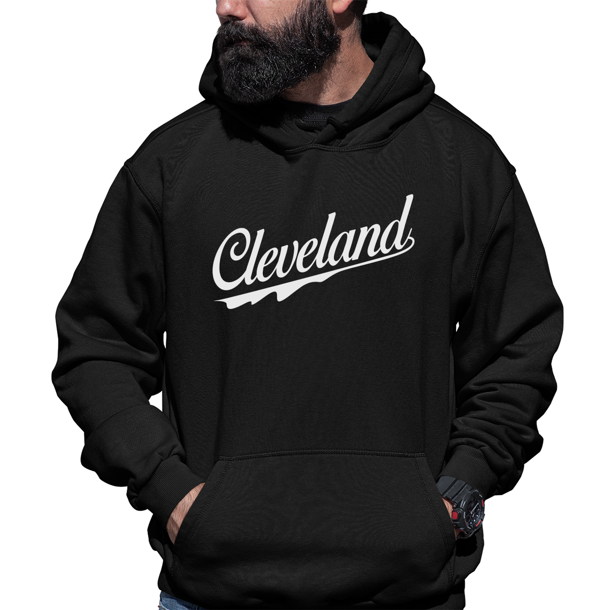 Cleveland Unisex Hoodie | Black