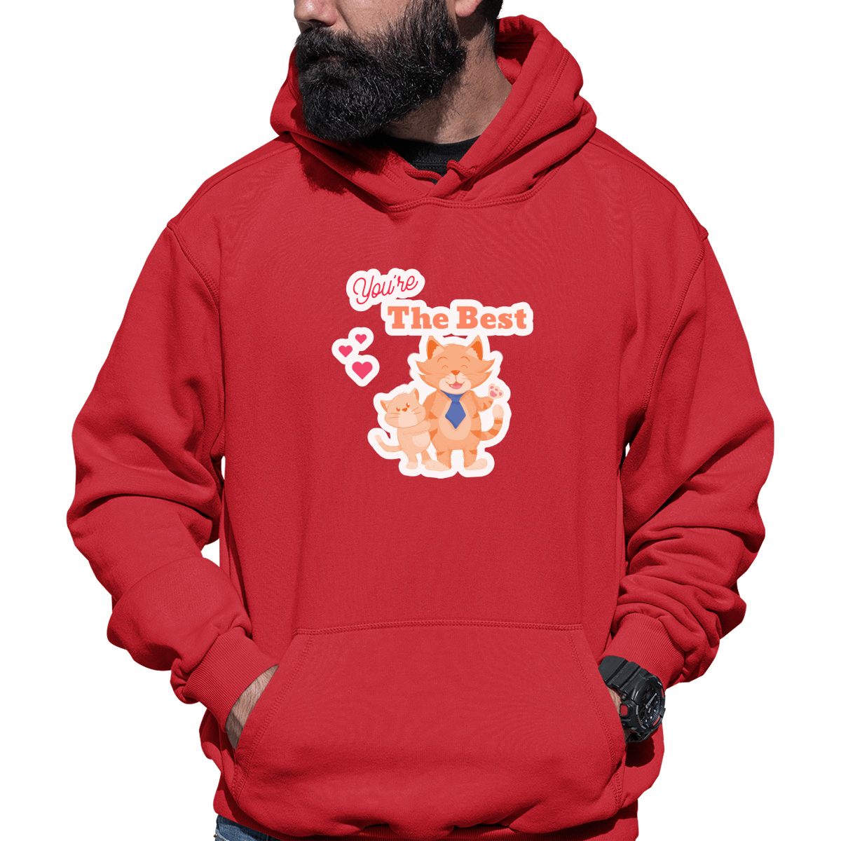 You are the best Unisex Hoodie | Red