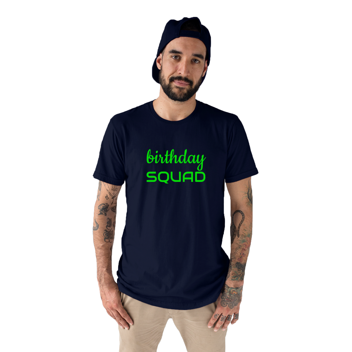 Birthday SQUAD Men's T-shirt | Navy