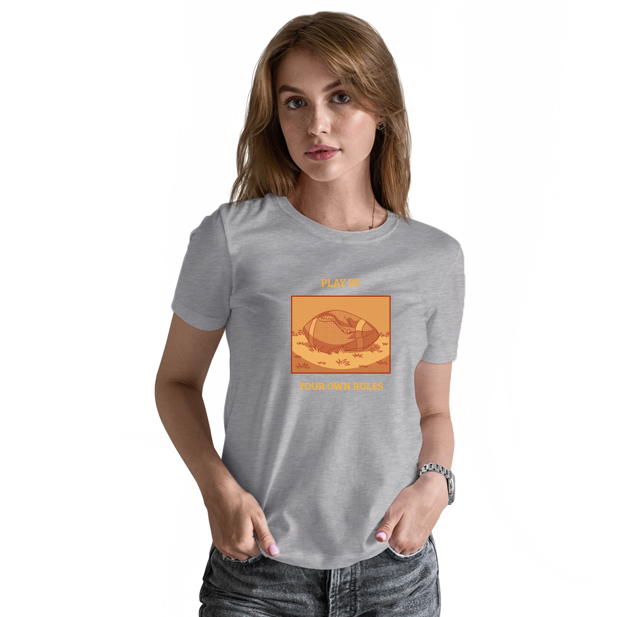 Play By Your Own Rules Women's T-shirt | Gray