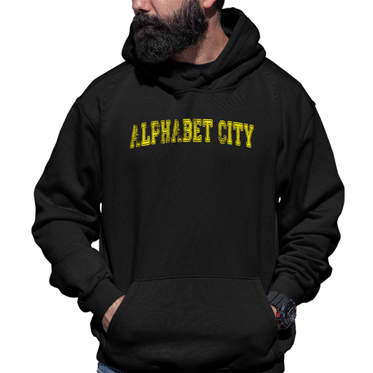 Alphabet City Represent Unisex Hoodie | Black