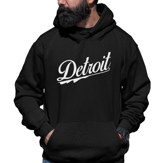 Detroit Unisex Hoodie | Black