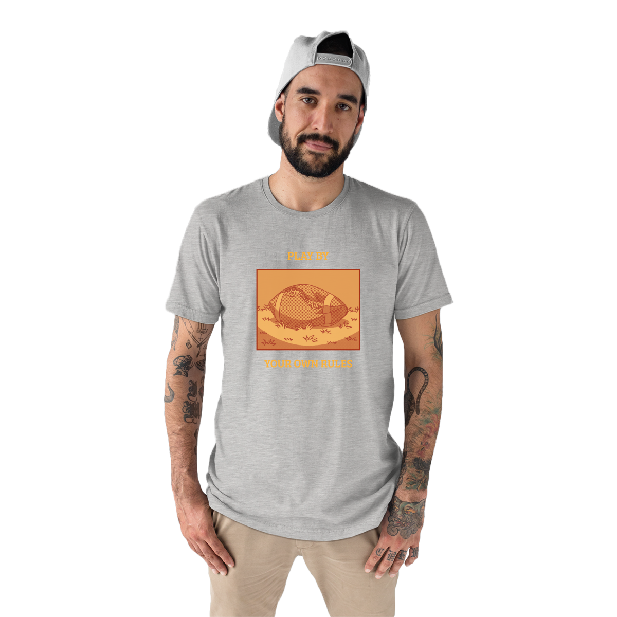Play By Your Own Rules Men's T-shirt | Gray