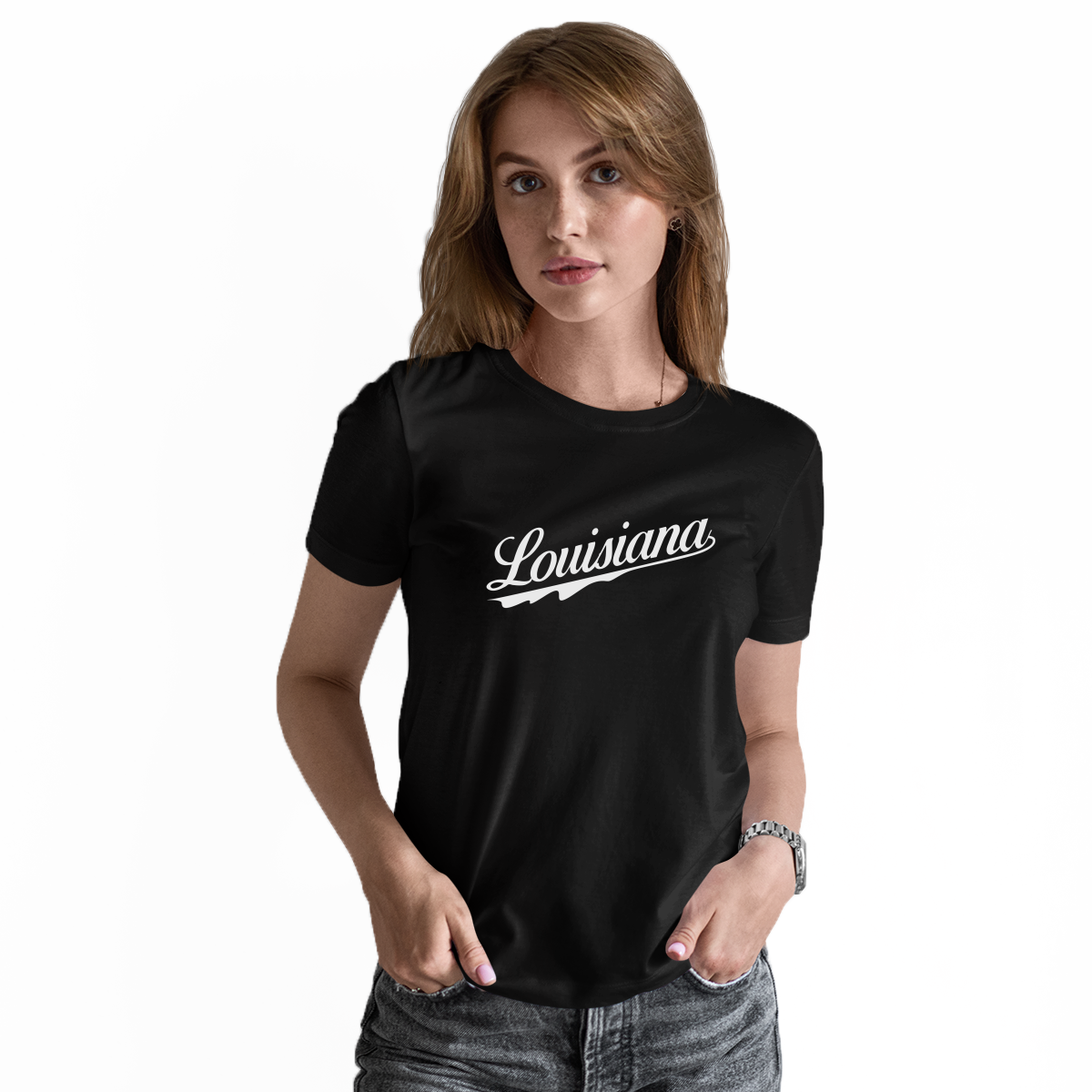 Street 50 Louisiana Women's T-Shirt Black / M