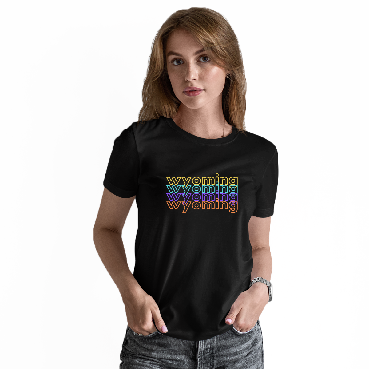 Wyoming Women's T-shirt | Black