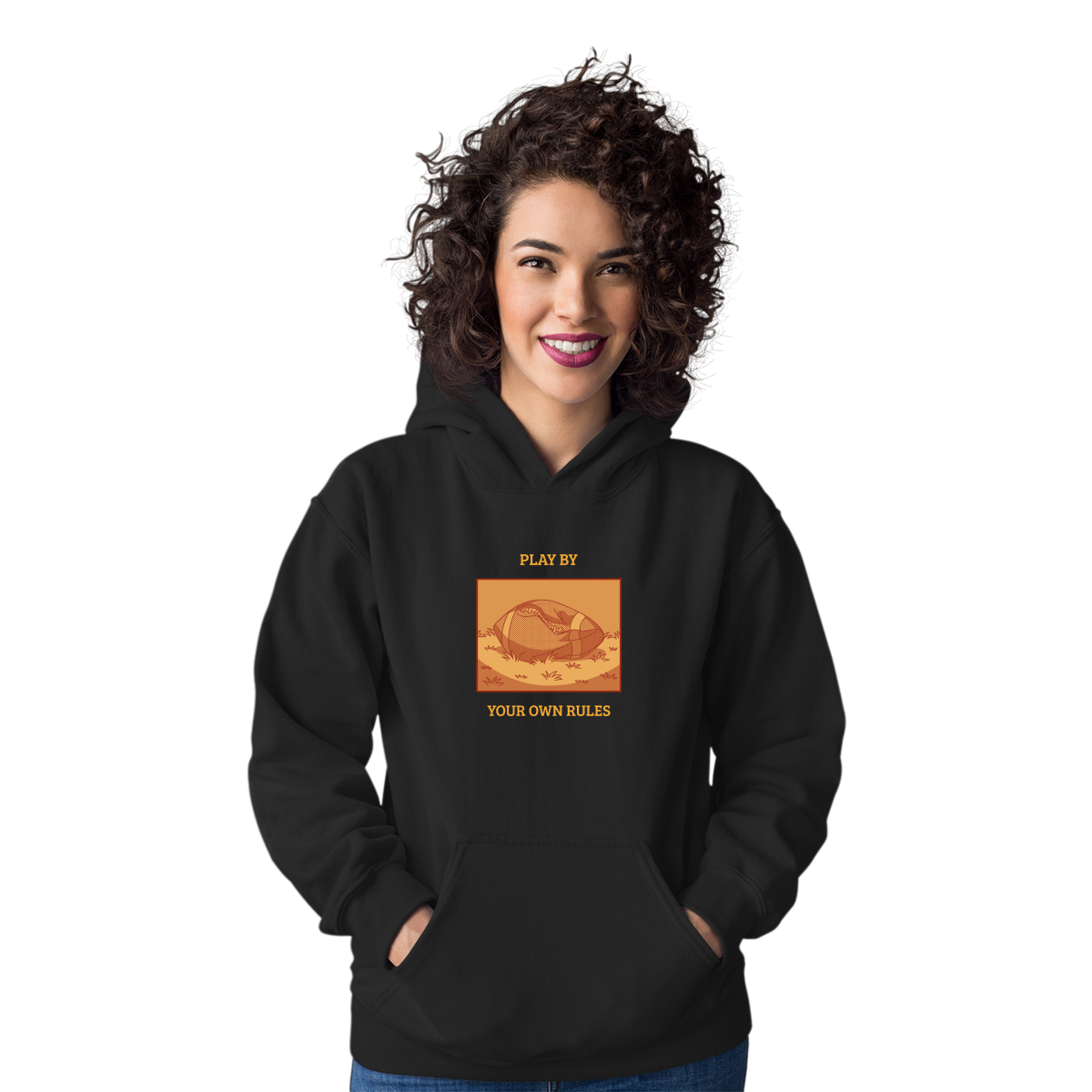 Play By Your Own Rules Unisex Hoodie | Black