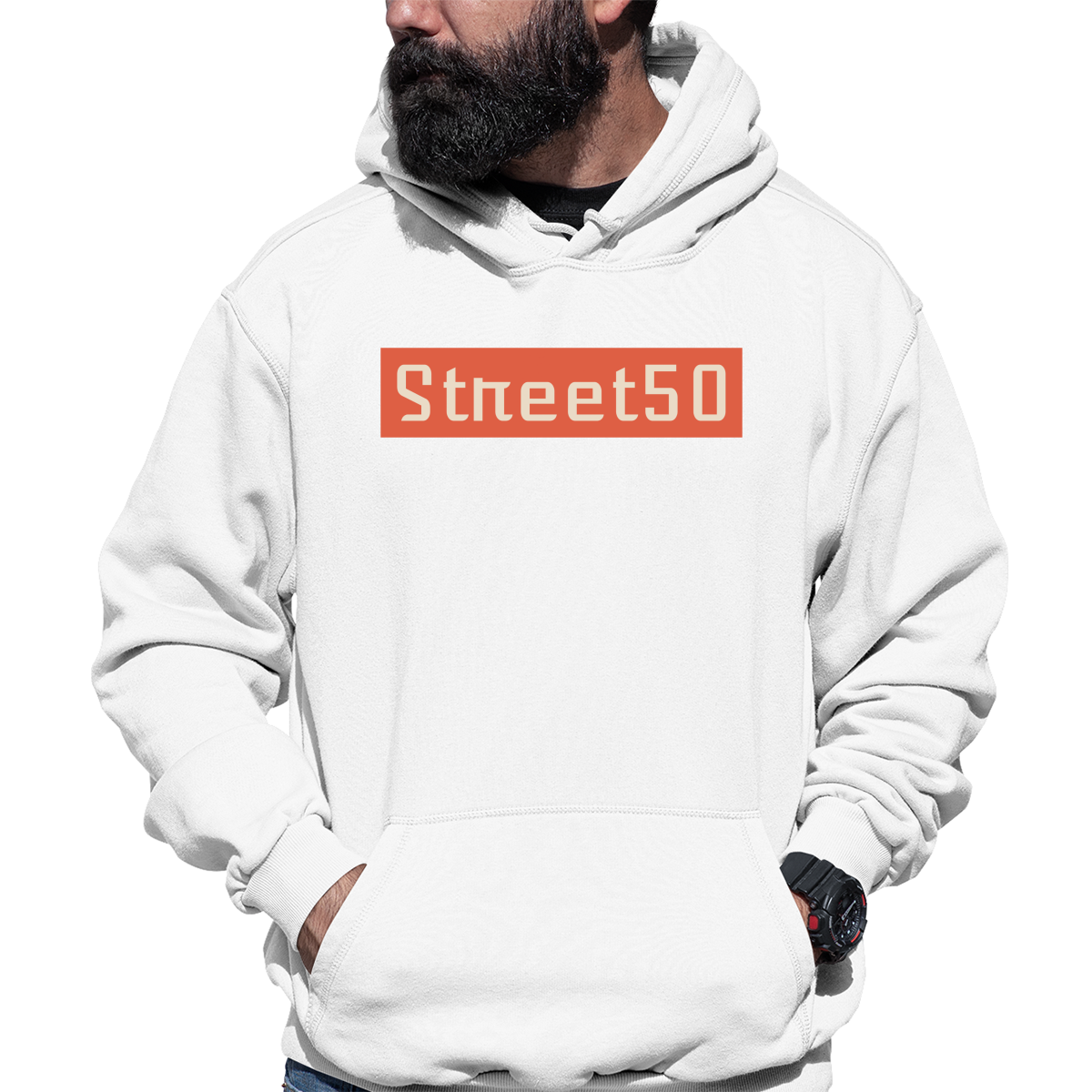 Cool 50 Unisex Hoodie | White