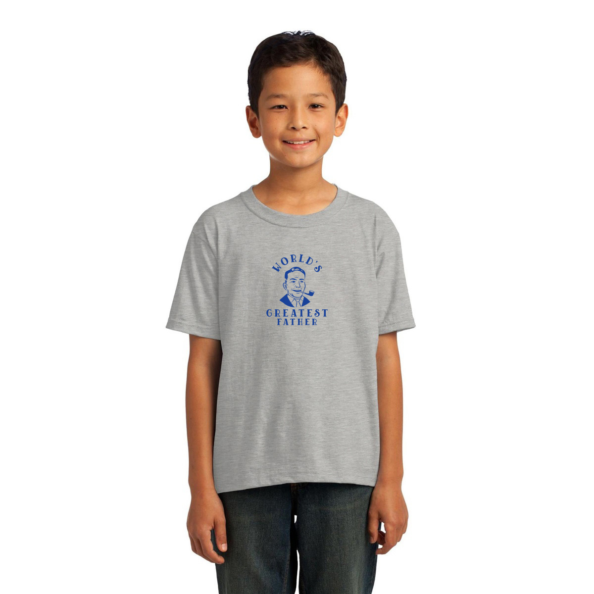 World's Greatest Father Toddler T-shirt | Gray