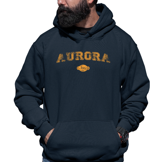 Aurora 1891 Represent Unisex Hoodie | Navy