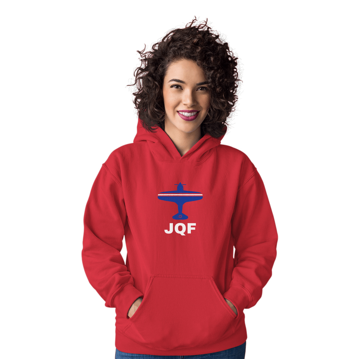 Fly Concord JQF Airport Unisex Hoodie | Red