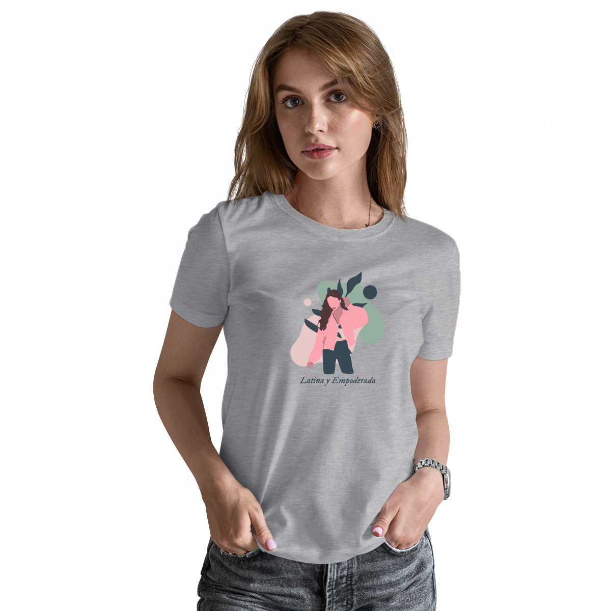 Latina y Empoderada  Women's T-shirt | Gray