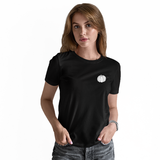 Pumpkin Pocket Women's T-shirt | Black