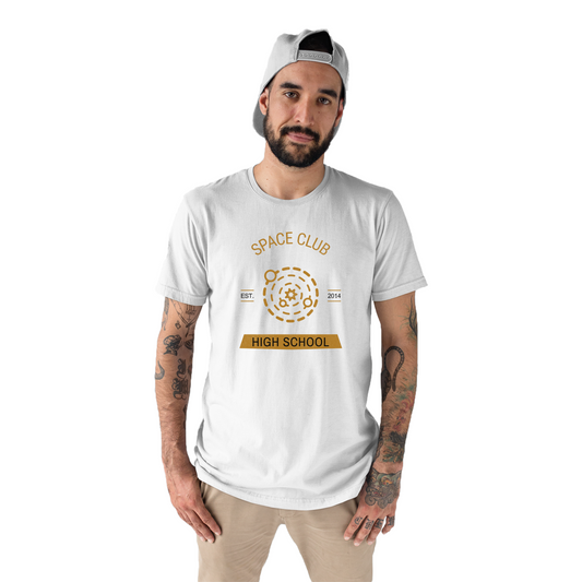 Space Club High School Men's T-shirt | White