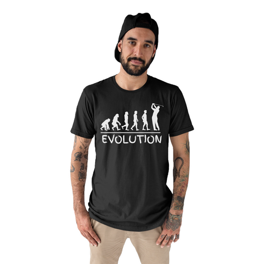 Golf Evolution  Men's T-shirt | Black