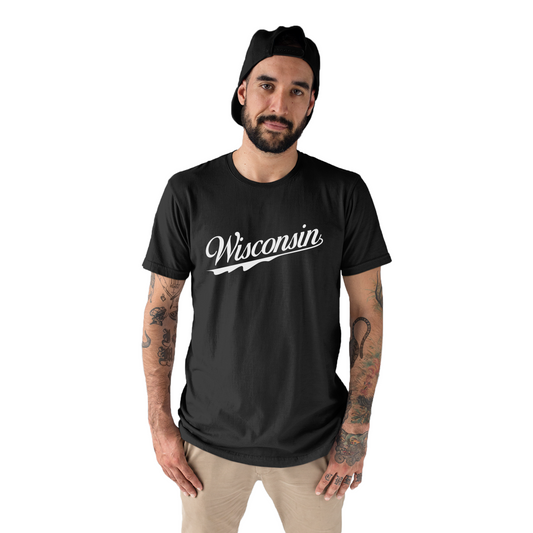 Wisconsin Men's T-shirt | Black