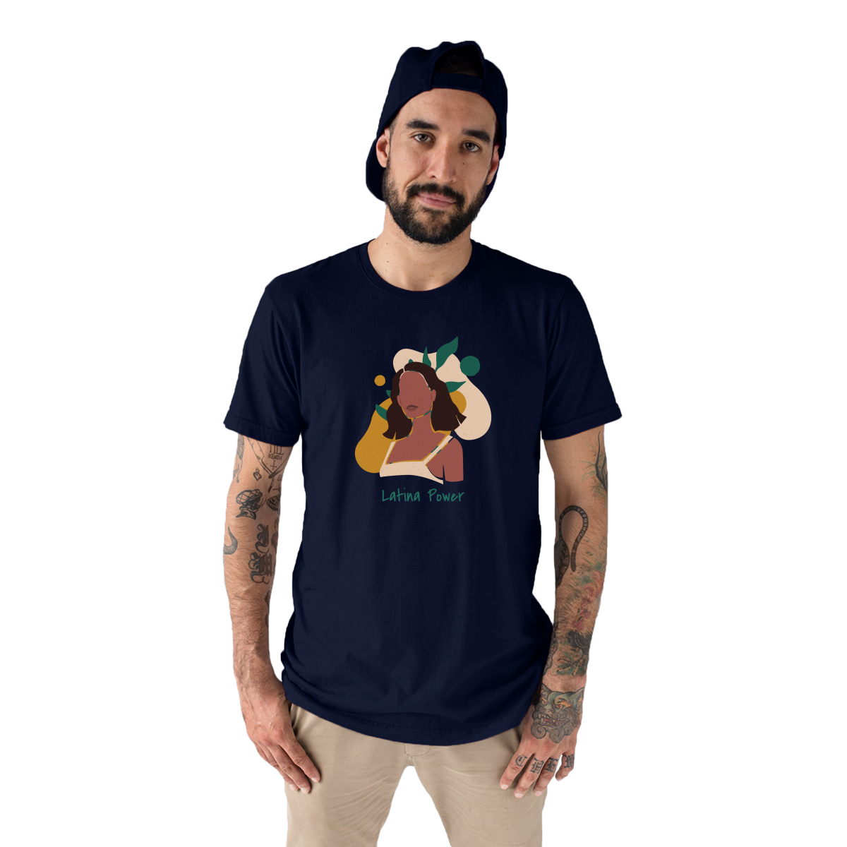 Latina Power Men's T-shirt | Navy