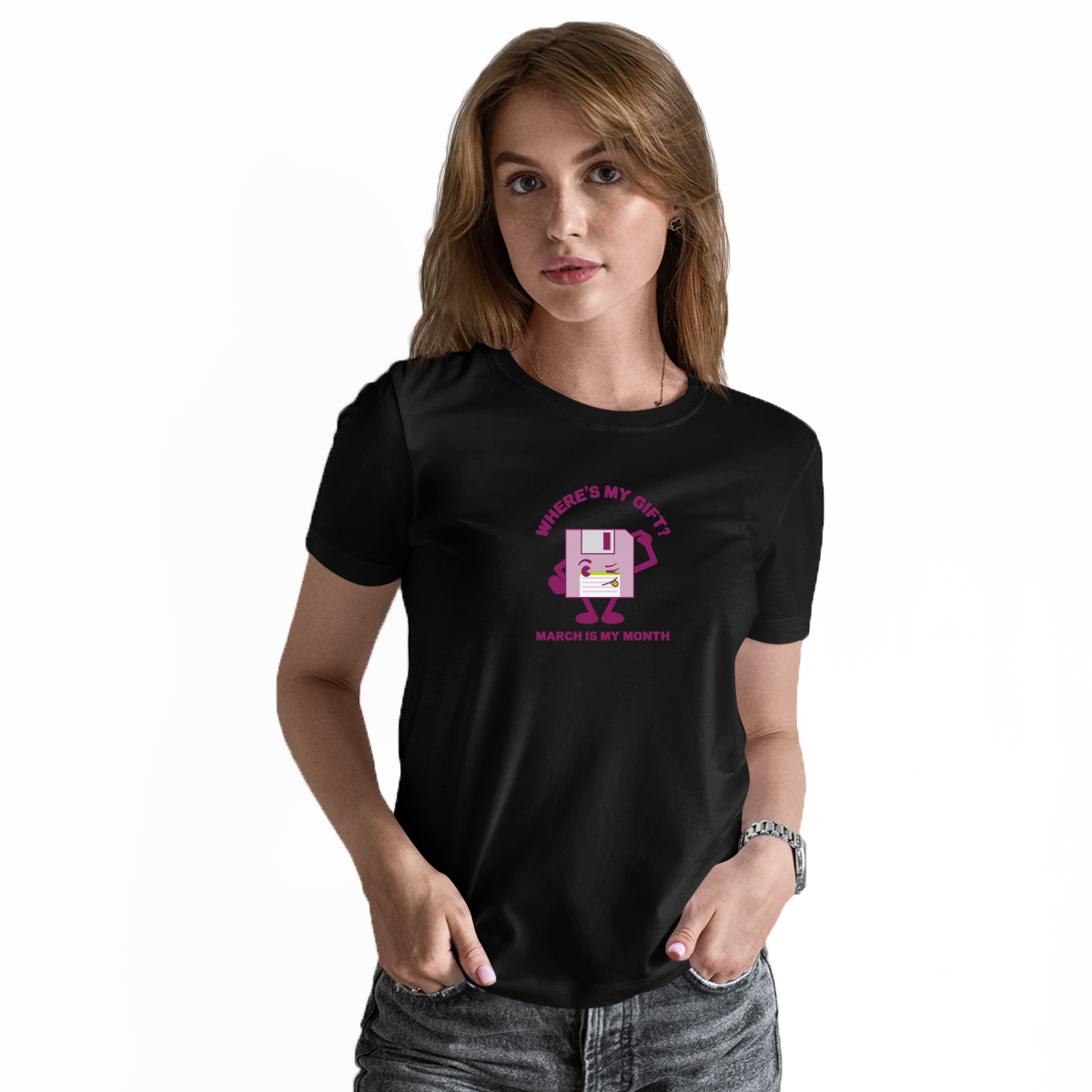 Where is my gift Women's T-shirt | Black