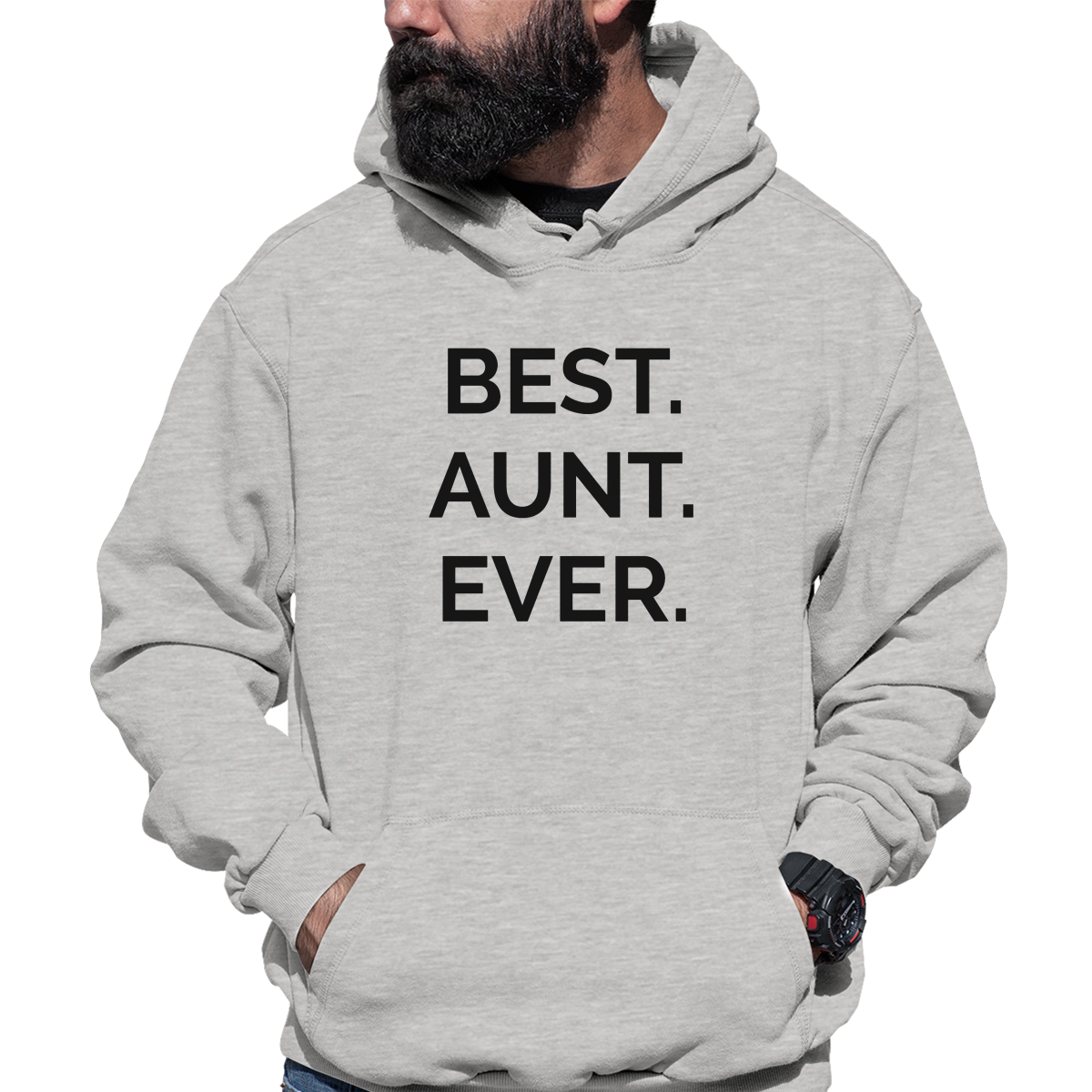 Best Aunt Ever Unisex Hoodie | Gray