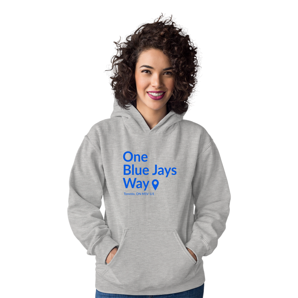Toronto Baseball Stadium Unisex Hoodie | Gray