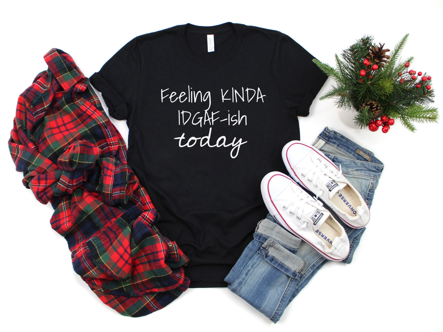 Feeling Kinda IDGAF-ish Today Men's T-shirt | Navy