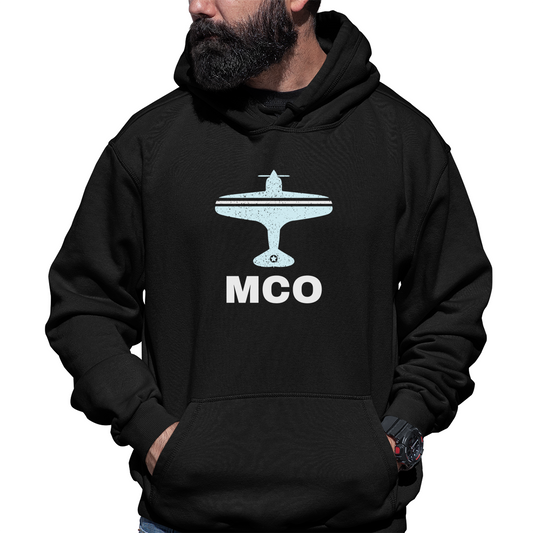 Fly Orlando MCO Airport Unisex Hoodie | Black