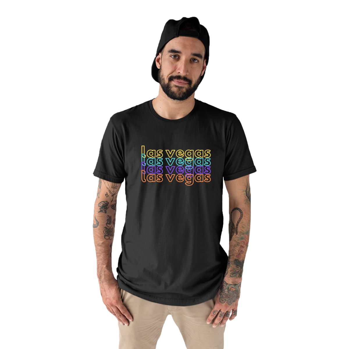 Las Vegas Men's T-shirt | Black