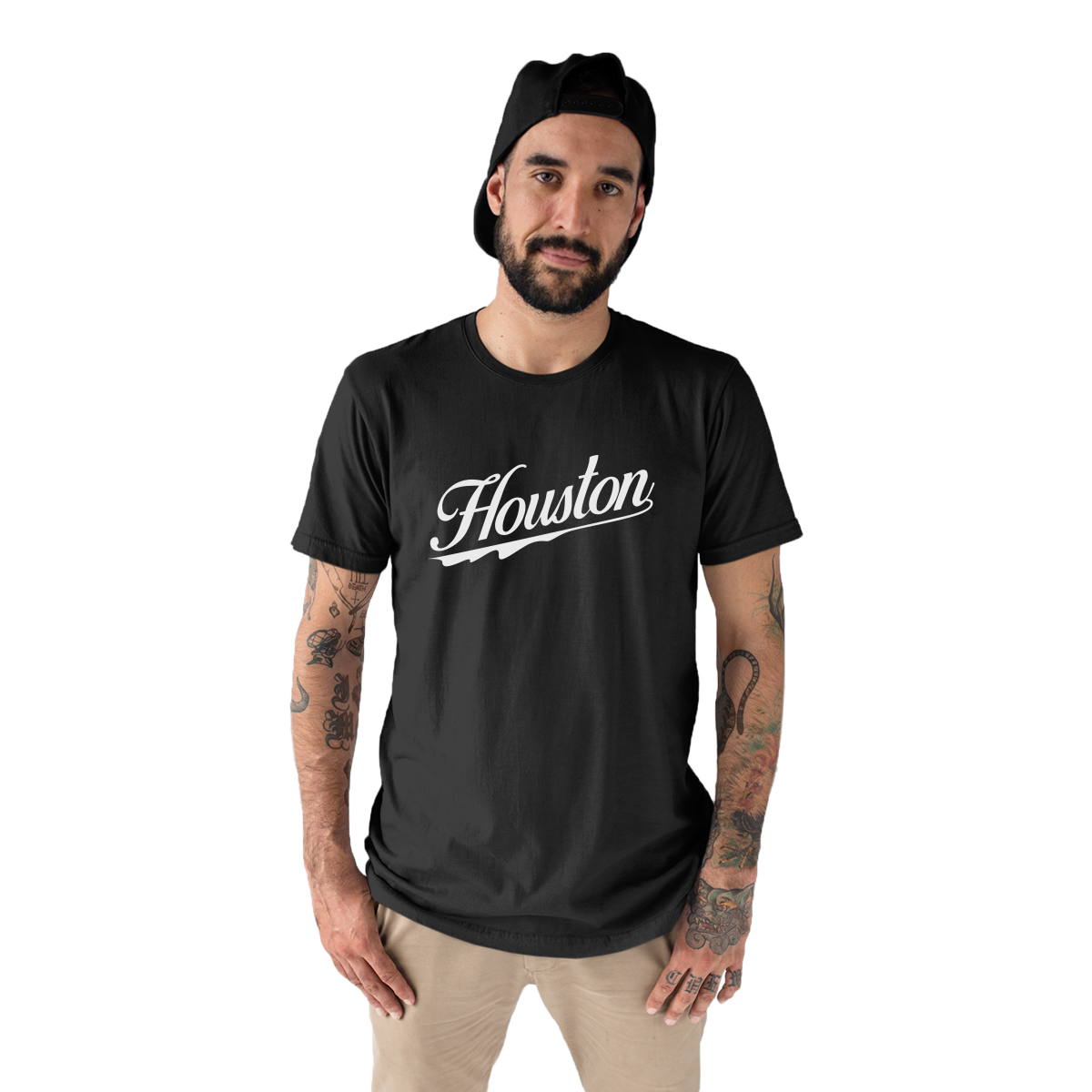 Houston Men's T-shirt | Black