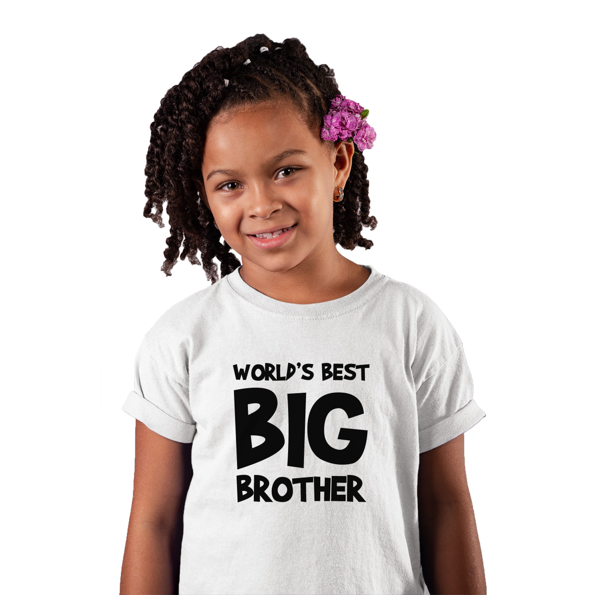 World's Best Big Brother Kids T-shirt | White