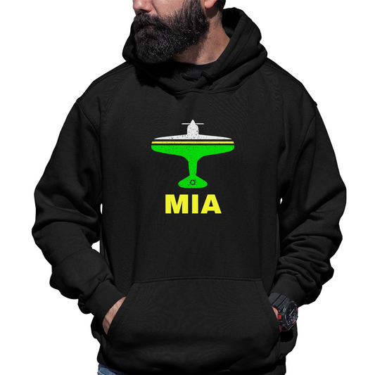 Fly Miami MIA Airport Unisex Hoodie | Black