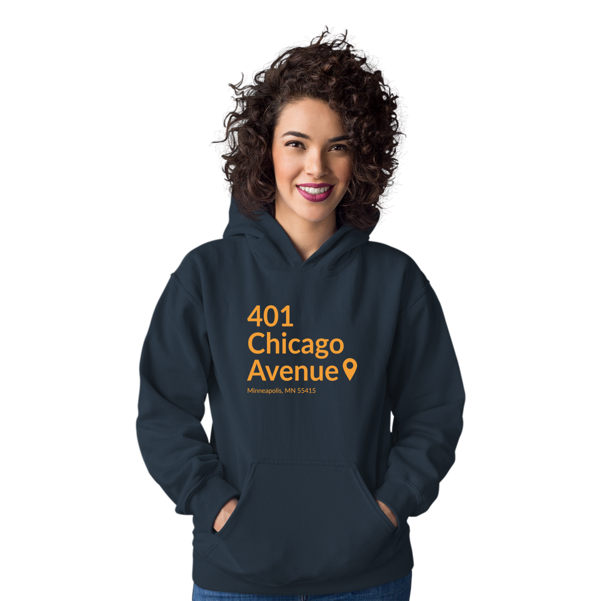 Minnesota Football Stadium Unisex Hoodie | Navy
