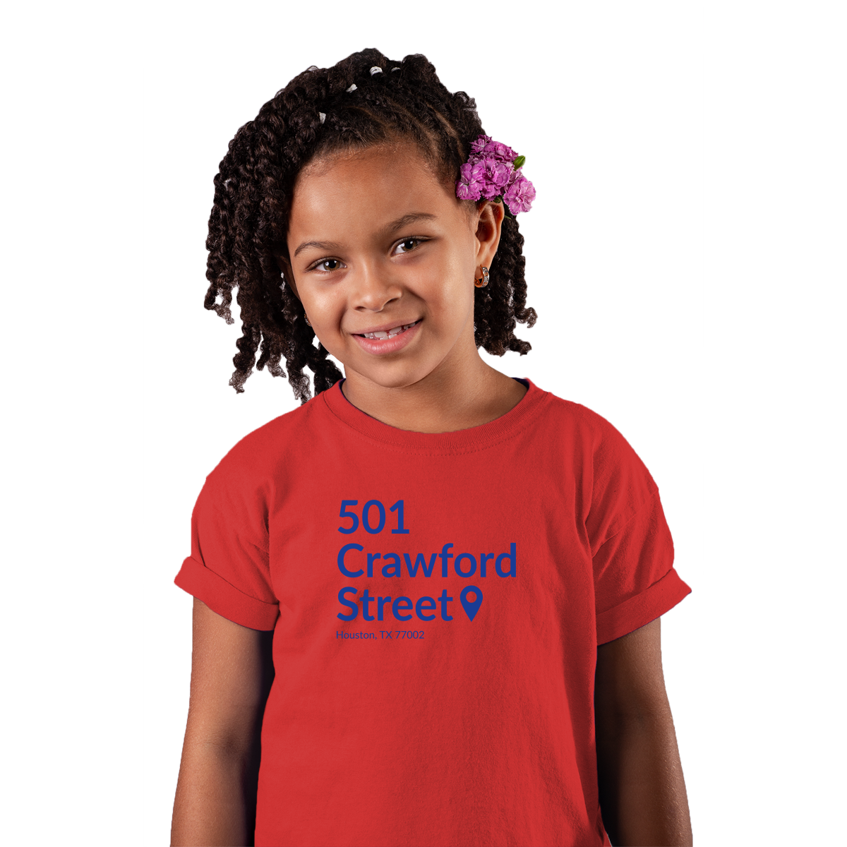 Houston Baseball Stadium  Kids T-shirt | Red