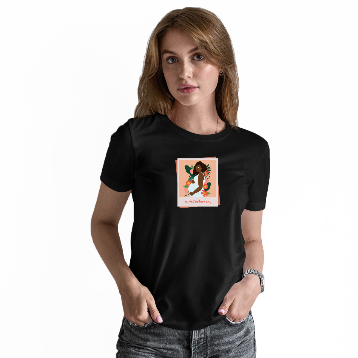 My First Mother's day Women's T-shirt | Black