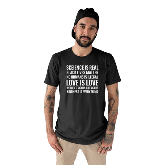 Human Rights LGBTQ Equality Science Men's T-shirt | Black