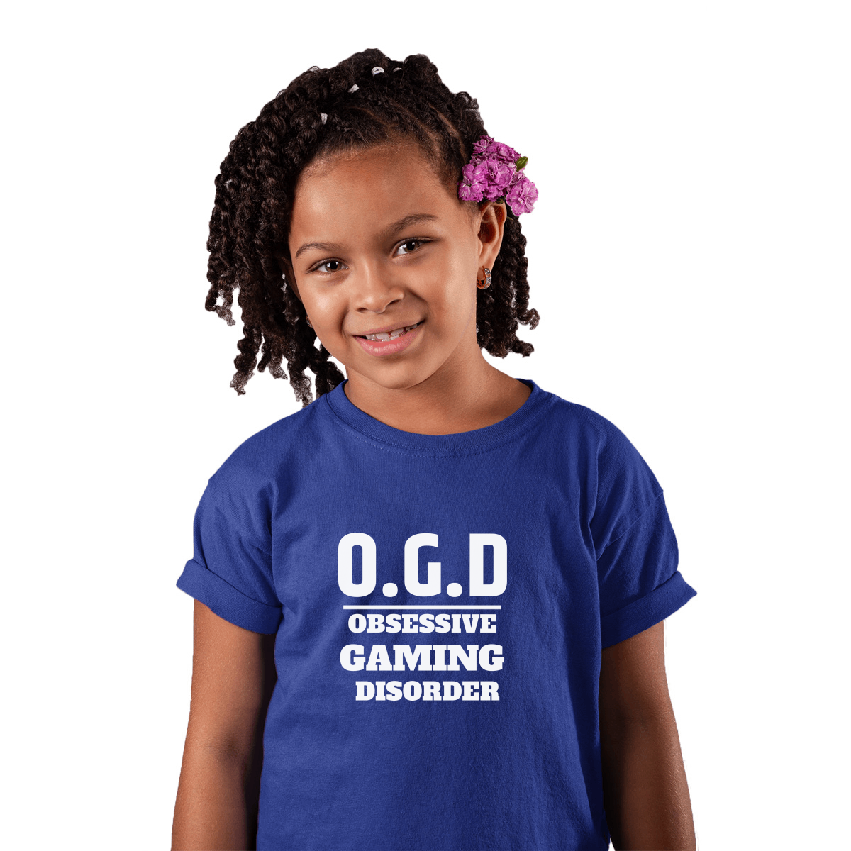 O.G.D Obsessive Gaming Disorder Kids T-shirt | Blue