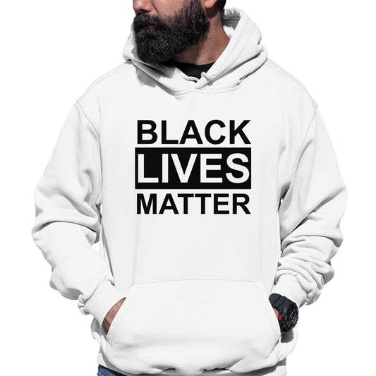 Black Lives Matter Unisex Hoodie | White