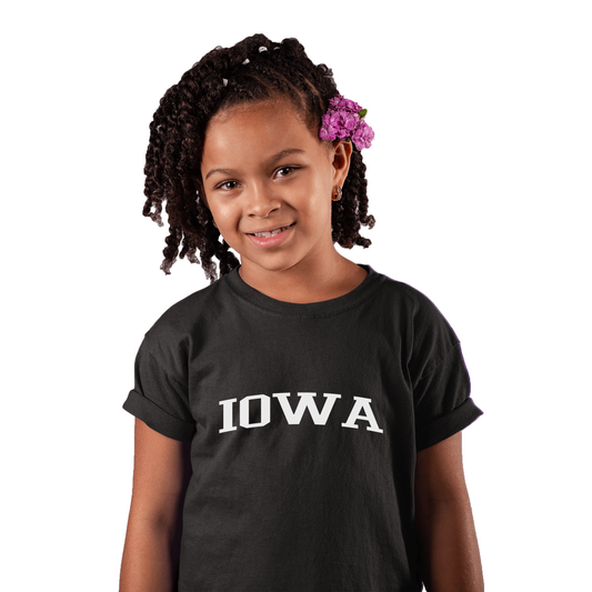 Iowa Kids T-shirt | Black