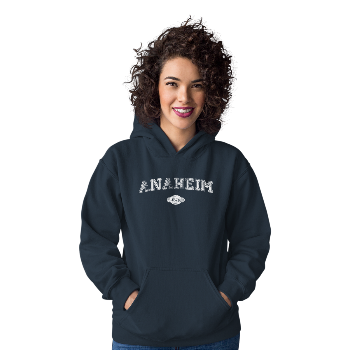 Anaheim 1876 Unisex Hoodie | Navy