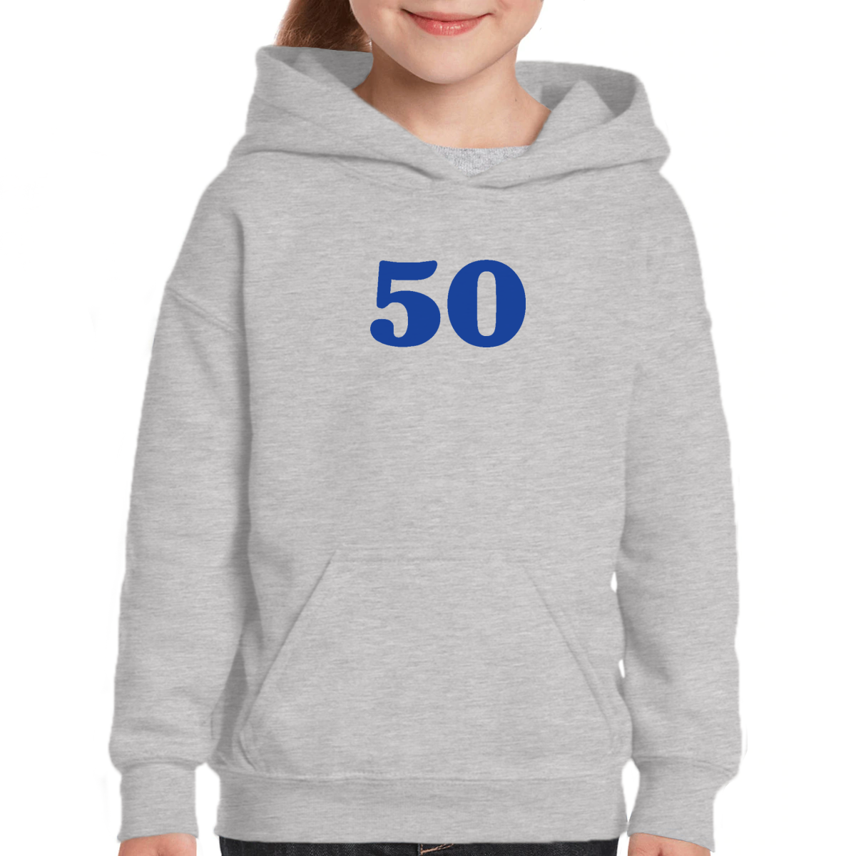Bold 50 Kids Hoodie | Gray