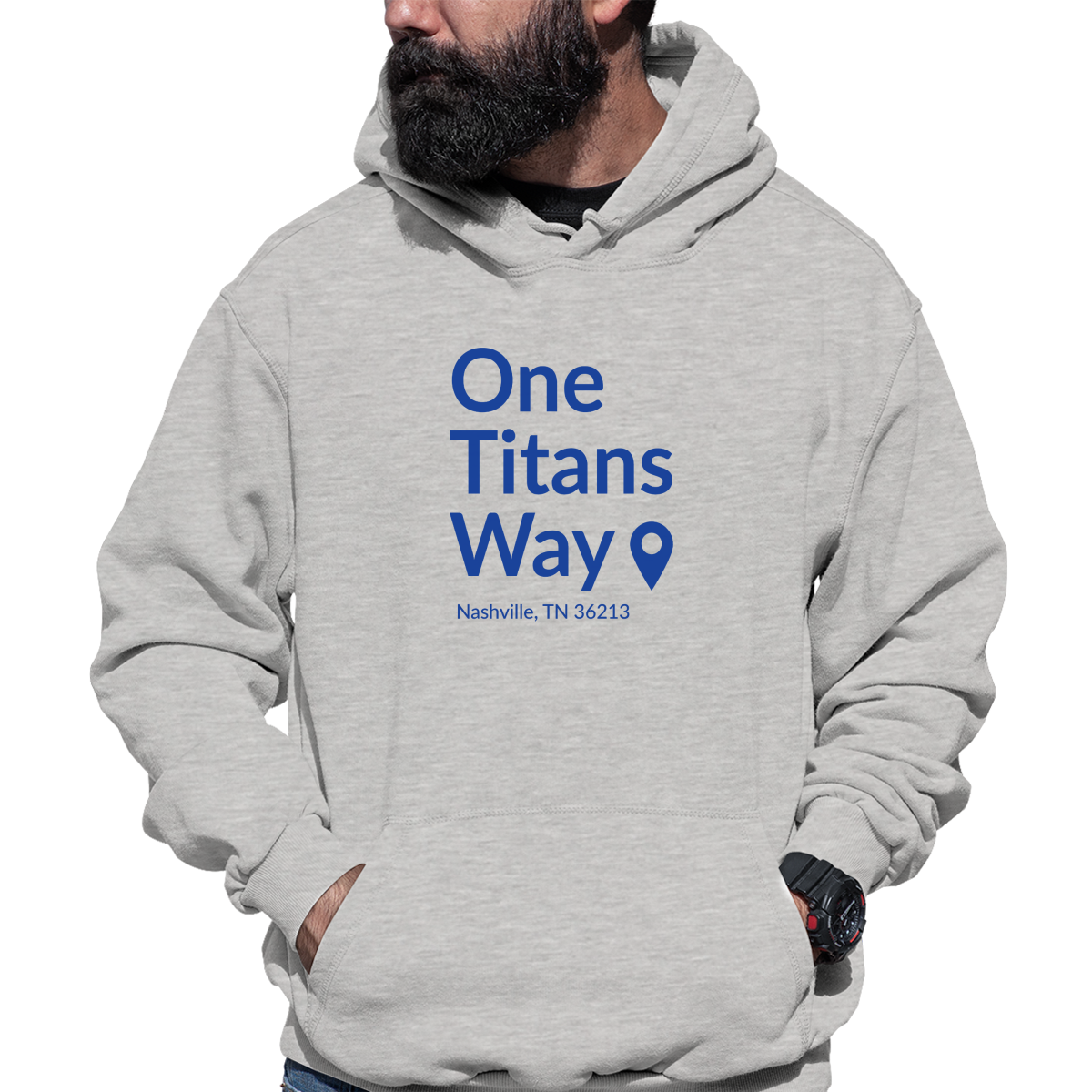 Tennessee Football Stadium Unisex Hoodie | Gray