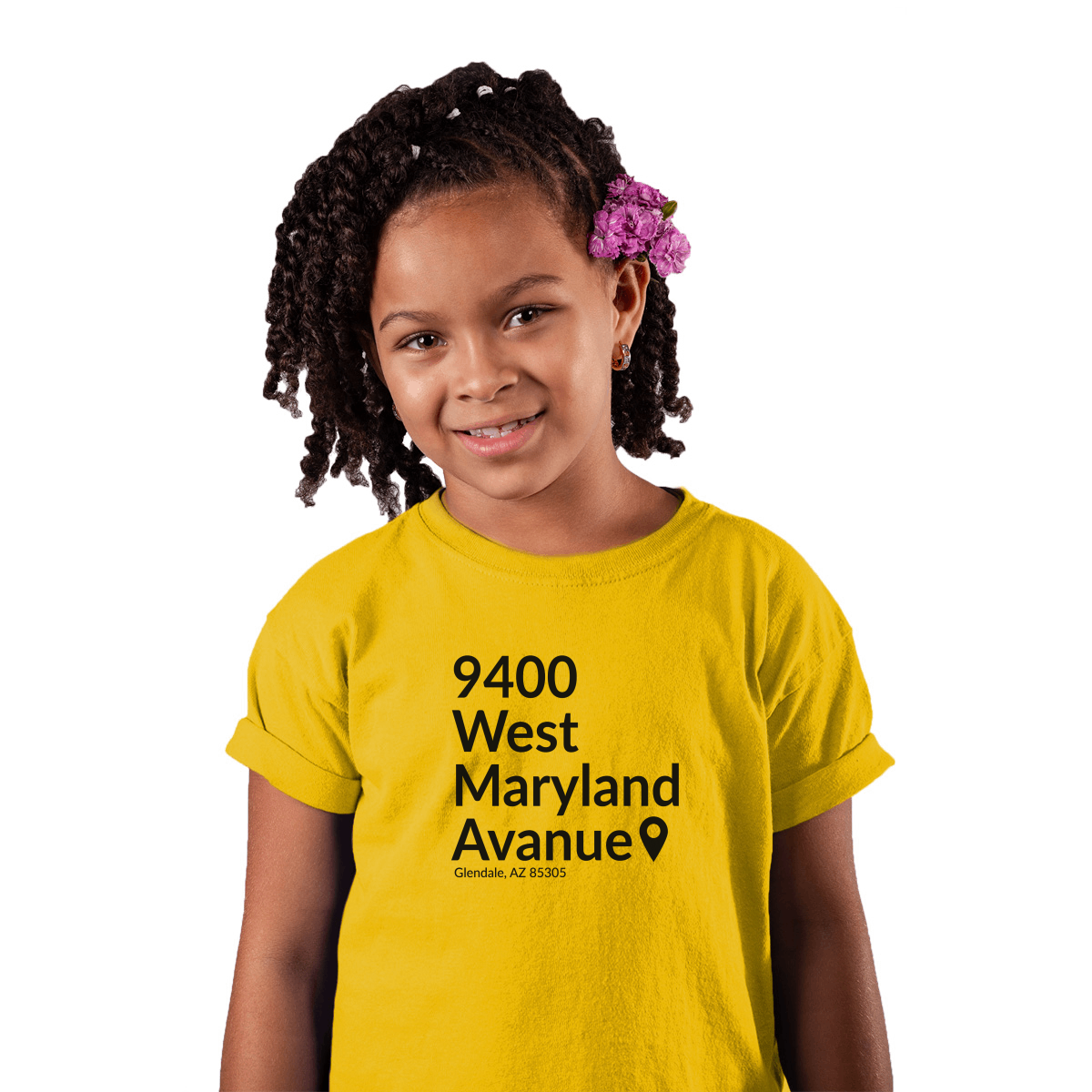 Arizona Hockey Stadium Toddler T-shirt | Yellow
