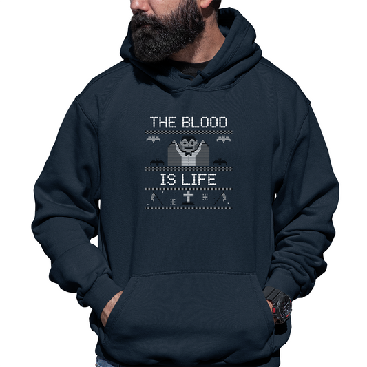 The Blood Is Life Unisex Hoodie | Navy