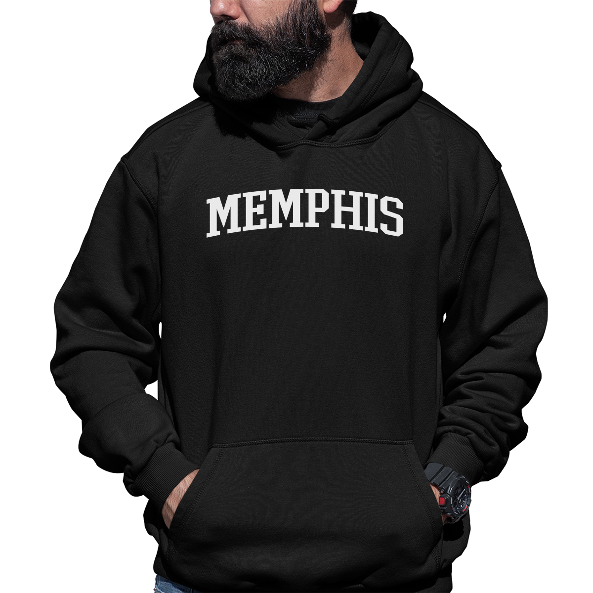 Memphis Unisex Hoodie | Black