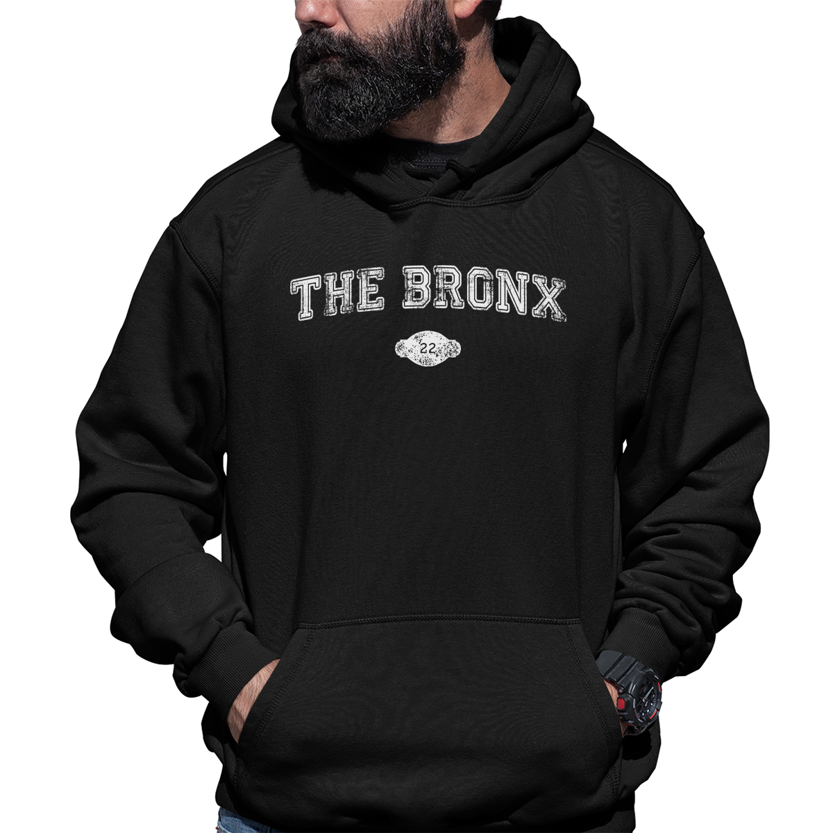 Bronx 1898 Represent Unisex Hoodie | Black