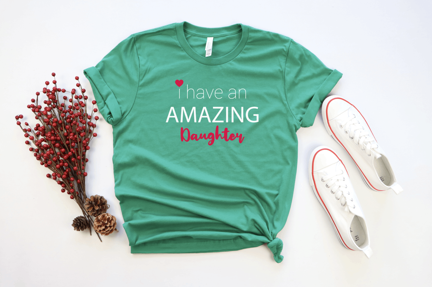 I Have An Amazing Daughter Men's T-shirt | Green