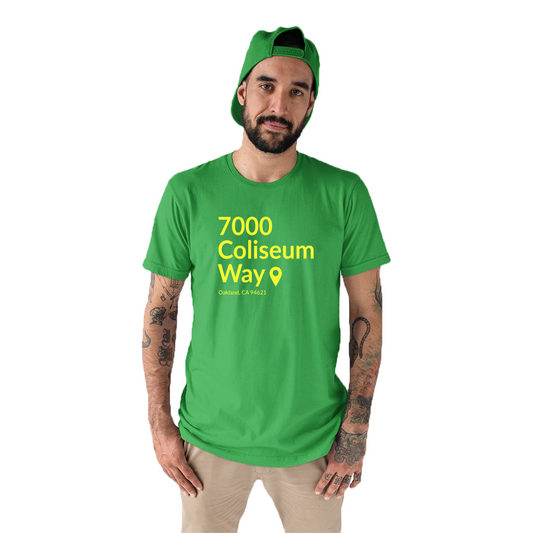 Oakland Baseball Stadium Men's T-shirt | Green