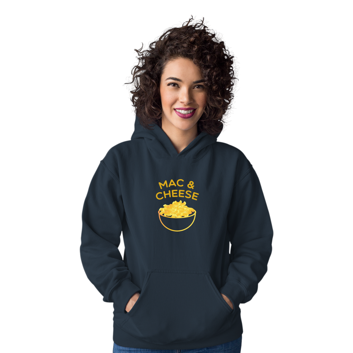 Bowl of Mac and Cheese Unisex Hoodie | Navy